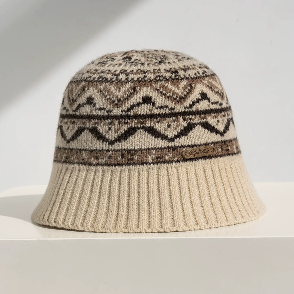 NORDIC — Fair Isle wool hat